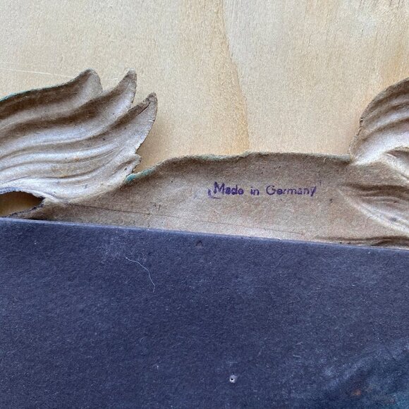 Krampus Devil Antique German Cardboard Embossed Die Cut Halloween Decoration - Picture 2 of 6